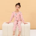 thumbnail image 4 of Ensemble de Pyjamas pour Enfants Col Rond Dessin Animé Doux Confort Pyjamas pour Garçons Taille 6-7 Ans Vêtements pour Enfants, 4 of 7