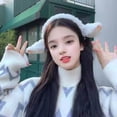 thumbnail image 4 of ZPAQI Lamb Lolita Headband Cartoon Headwear Plush Hairband Party Hair Accessory, 4 of 10