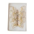 thumbnail image 1 of Decoraciones navideñas Strade Fareast Limited con mariposas brillantes 3 piezas centro de mesa, 1 of 8