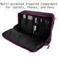 thumbnail image 3 of VANGODDY Nylon Multi-Compartment Convertible Backpack And Shoulder Bag Carrying Case For Microsoft Surface Book 2 / Surface Pro / Surface Laptop (13 Inches - 14 Inches) (Purple), 3 of 6