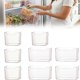 thumbnail image 1 of Cajones de almacenamiento para congelador y despensa, paquete de 4, organizador apilable de plástico transparente con asas para alimentos, carne, verduras, bocadillos y latas, 1 of 9