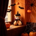thumbnail image 6 of WYBXZ Halloween Plush Pumpkin Bear Toy, 30cm Cute Stuffed Animal for Fall Holiday Gift and Table Decor, Beige, 6 of 7