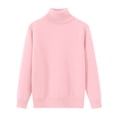 thumbnail image 4 of Hessimy Girls Cropped Cardigan Sweaters Long Sleeve Cable Knit Button Front Sweater 5-12y Pullover Knit School Uniforms Lightweight Girls Cardigan (Light Pink,7-9 Years), 4 of 4