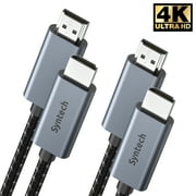 4K HDMI Cable 6ft (2-Pack) Syntech High Speed 18Gbps HDMI 2.0 Cable, 4K@60Hz HDR