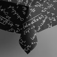 thumbnail image 5 of Math Equations Algebra Black Pattern Square Tablecloth,Waterproof Square Table Cover,Wipeable Spillproof Washable Table Cover for Home Kitchen Party Decor 52"x52"(132x132cm), 5 of 6