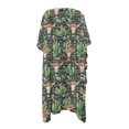thumbnail image 3 of SCRAWLGOD Cow Skull Cactus Print Women's Swimsuit Coverup Casual Soft Beach Cover Up Flower Aztec Print Quick Dry Breathable Bathing Suit Cover Up, 3 of 6