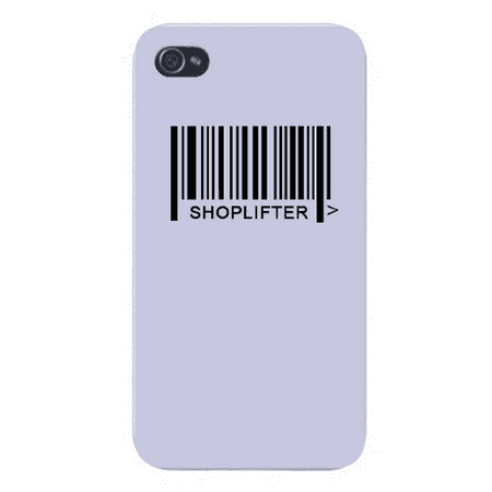 Apple Iphone Custom Case 5 / 5s White Plastic Snap on - UPC Bar Code w/ 