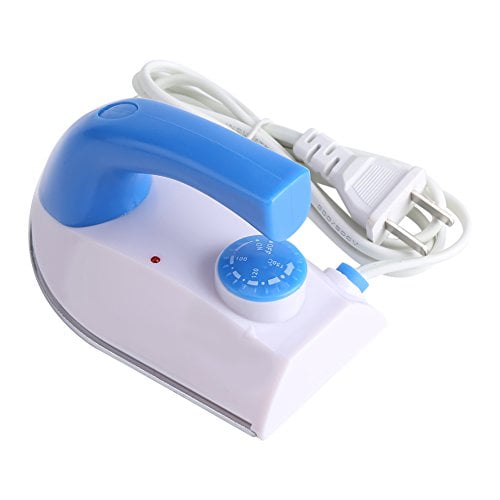 Plancha de vapor de viaje Joyzan, minimáquina de planchado portátil para ropa pequeña, suela antiadherente, calentamiento rápido, control de temperatura, para residencias universitarias, hogar, artíc