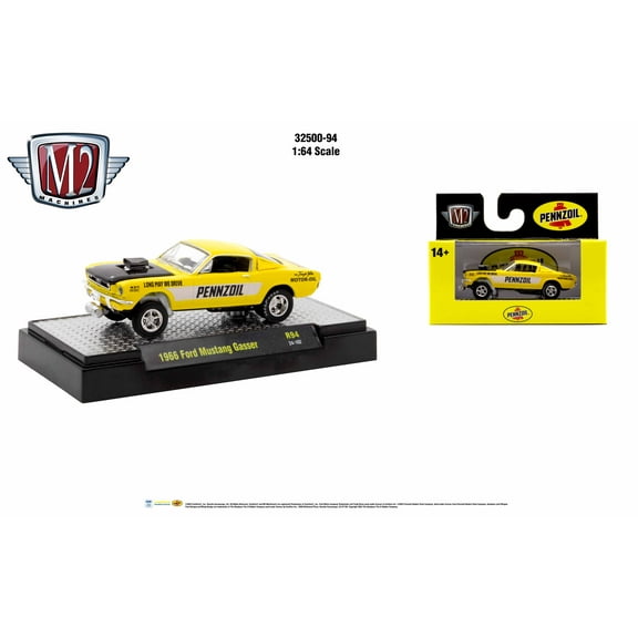 M2 Machines Autothentics Rel 94 1:64 1966 Ford Mustang Gasser