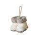 thumbnail image 1 of Ornamentos de Navidad Blancos 10x8.5x7.5cm / 3.9x3.3x2.9In Colgante de Peluche, 1 of 7