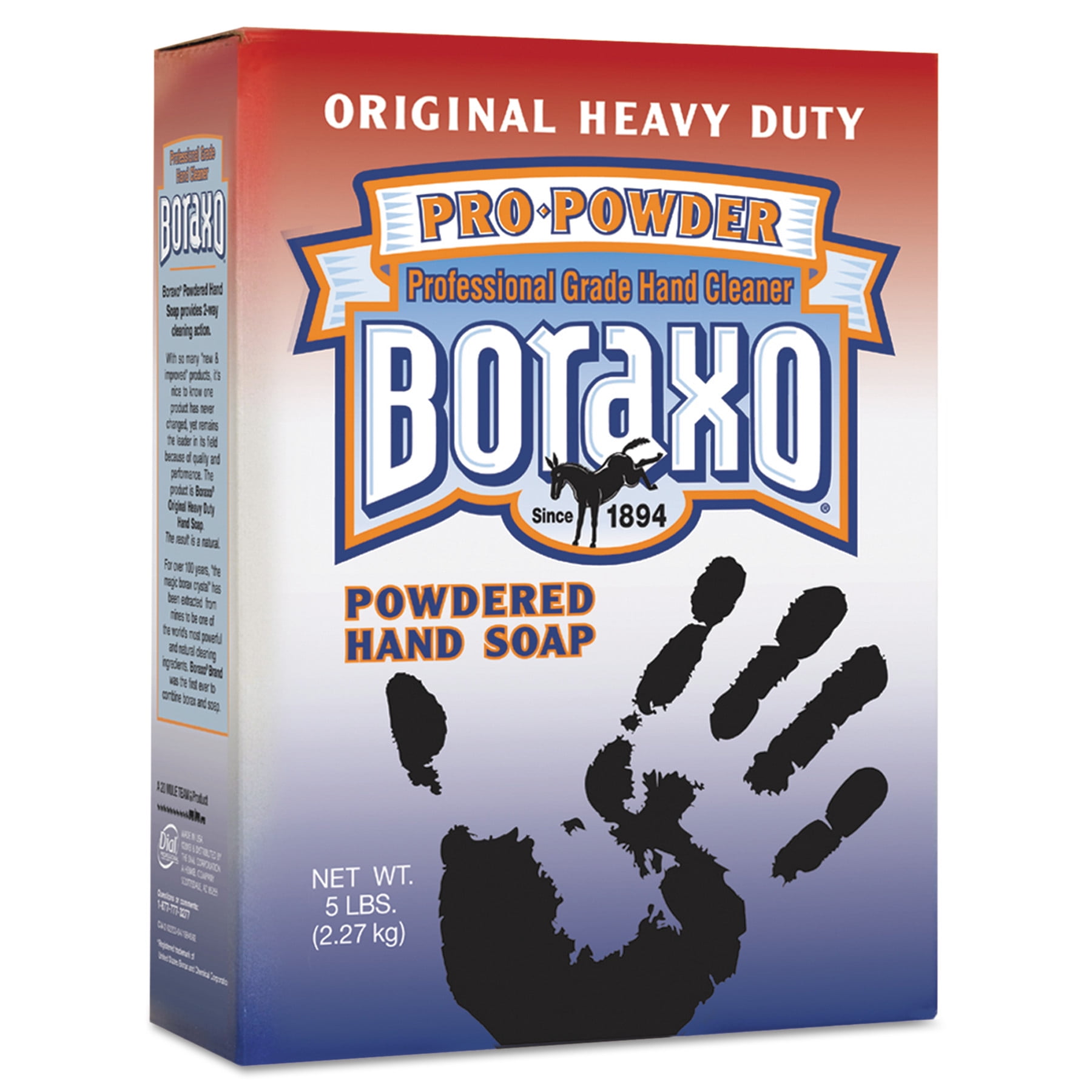 Boraxo Pro-Powder Professional Grade Powdered Hand Soap, 5 Lbs ...