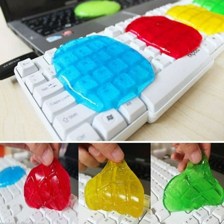 SUPERHOMUSE Dust Cleaner Tool High Tech Magic Sticky Compound Super Clean Slimy Gel Cleaner for Computer Car PC Laptop Keyboard(Random colors)