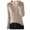 Khaki, variant on Women's Solid Color Wool Long Sleeve Knitted Sweater - Comfortable, for Fall & Winter