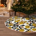 thumbnail image 5 of Sikiie Snake And Rose Nativity Christmas Tree Skirt, Jesus Christian Winter Holiday Tree Mat Decoration(30-48IN)30", 5 of 6