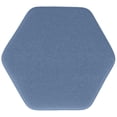 thumbnail image 4 of Simpli Home Brock 16 inch Wide Contemporary Irregular Footstool in Wedgewood Blue Linen Look Fabric, 4 of 10