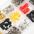 thumbnail image 5 of Luxshiny 430Pcs Pin Back Replacement Metal Brooch Clutch in Assorted Colors Wear Resistant, 5 of 8