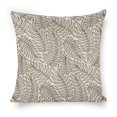 thumbnail image 1 of Black And White Nature Vector Linen Square Throw Pillowcase With Zipper 18X18 Inch, 1 of 7