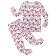 thumbnail image 2 of Kid Boy Pajamas Set Butterfly Pullover Crewneck Soft Sleepwear Loungewear Set Girls Pjs Size 4-5 Years, 2 of 4