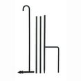 thumbnail image 4 of Evergreen Flag Elegant Sturdy Black Metal 4 Piece Garden Flag Stand - 16" Long x 44" High, 4 of 6