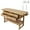 Natural#4, variant on Wood Workbench - Wooden Workbench for Garage Workshop and Home, with Bar Clamps Set 20 inch x 4-3/4 inch Throat,Pack of 2,