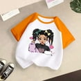 thumbnail image 3 of Chemises pour Filles Imprimé Manches Courtes Col Rond Tenues d'Été pour Filles 13-14 Ans Mode Filles, 3 of 3