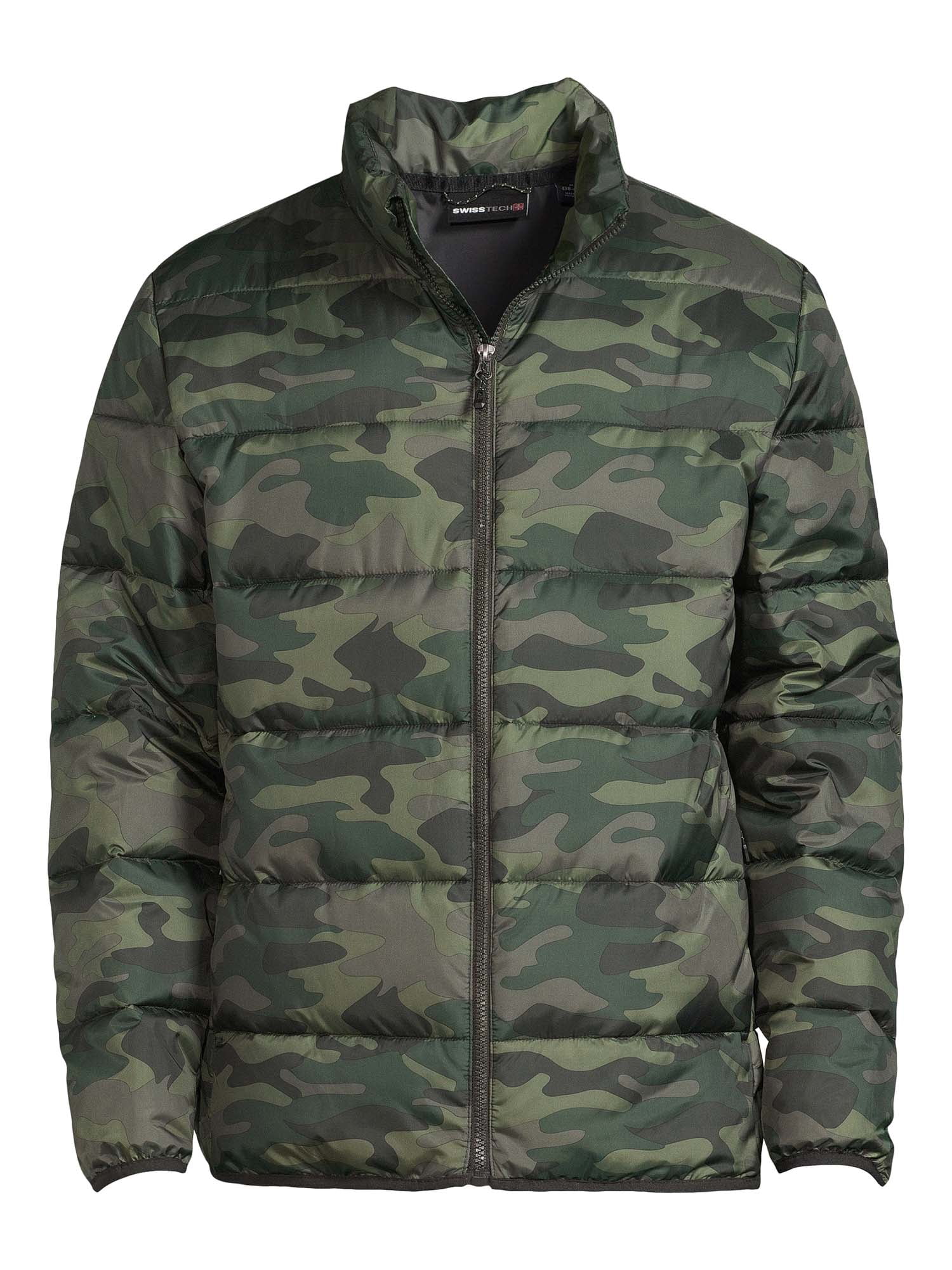 Swiss Tech Men's and Big Men's Packable Puffer Jacket, Sizes S-3XL