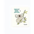 thumbnail image 1 of Art Mural ABC du Studio d'Oursin pour Enfants, K/Koala, 1 of 2