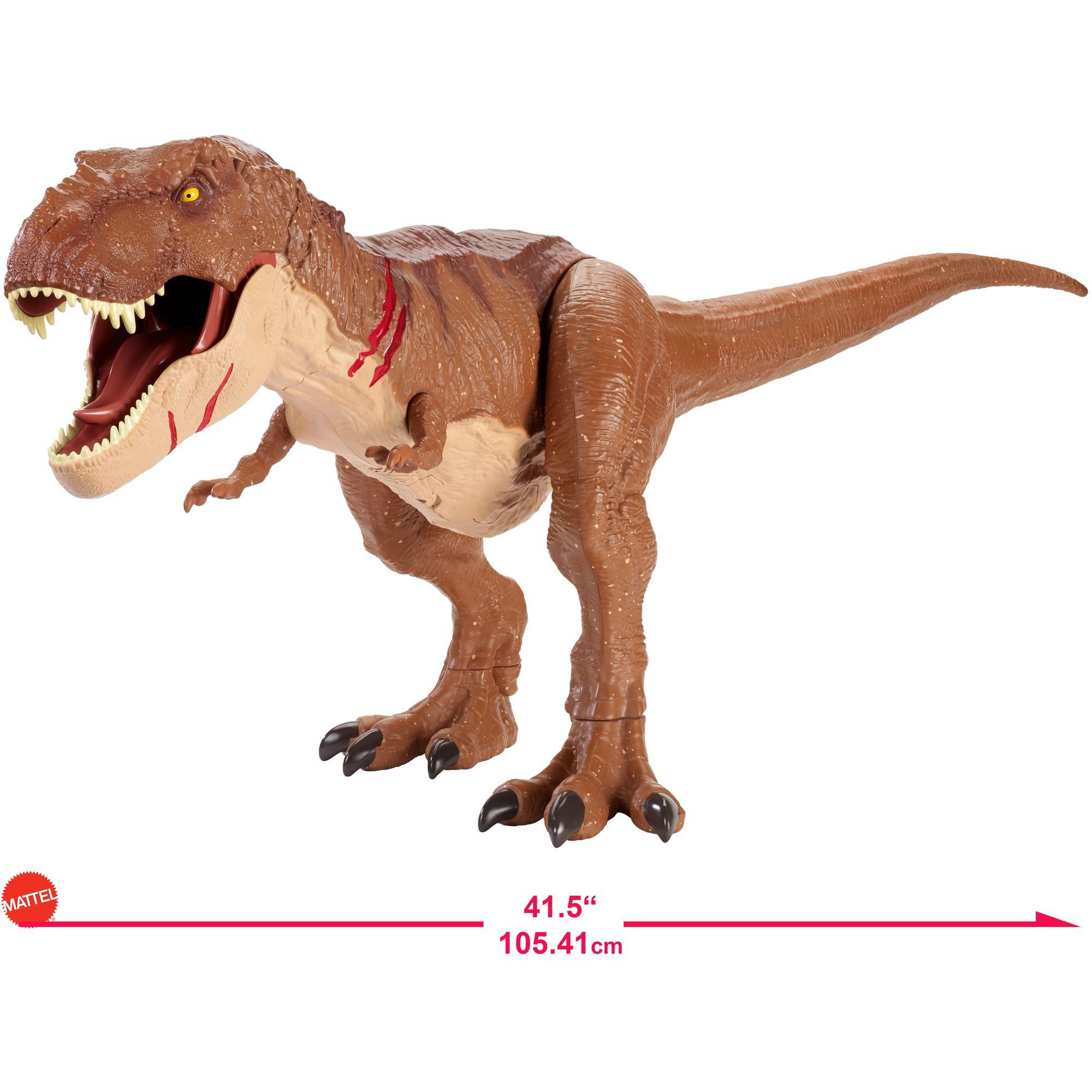 Jurassic World Battle Damage Roarin' Super Colossal Tyrannosaurus Rex - image 2 of 12