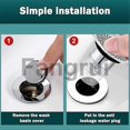 thumbnail image 3 of For Sink Drain Stopper Floor Drain Filter Wash Sink Basin Up Core, 3 of 5