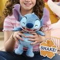 thumbnail image 3 of Disney Stitch Crack Me Up Stitch 11-inch Plush with Sounds and Motion, Wiggles, Giggles, and Laughs, 3 of 8