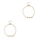 thumbnail image 4 of Pulseras de tobillo Qarigey para mujer color Oro Accesorio de moda, 4 of 6