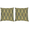 thumbnail image 2 of SAFAVIEH Jay Pillow Set of 2 Yellow, 2 of 2