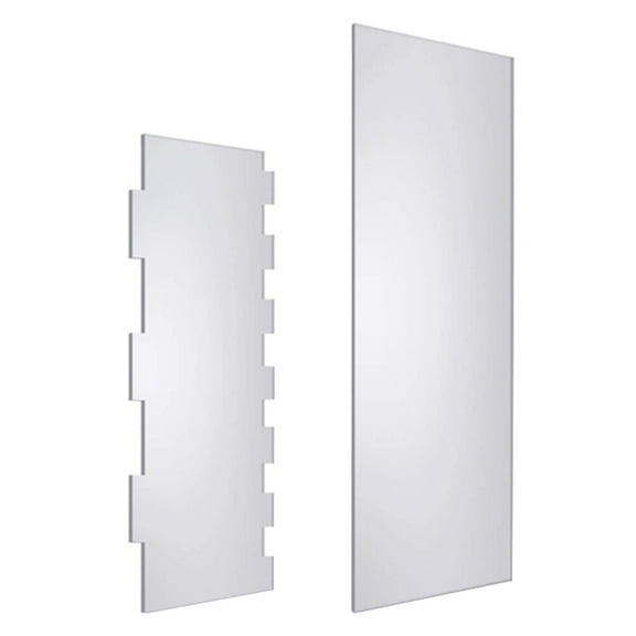 TABLZONE Set of 2 Reusable Acrylic Cake Scrapers for Spreading and Decorating Plates