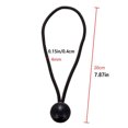thumbnail image 3 of stanreset 25 Pcs Cordon Résistant à l'Usure Petite Corde Élastique Boule Bâche Support Outils de Fixation Camping Randonnée, 3 of 9