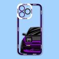 thumbnail image 3 of Coche deportivo Tokyo JDM Drift Angel Eyes funda de silicona suave transparente para iPhone Apple 15 14 12 13 11 16 8 7 SE Plus X XR XS Max, 3 of 5