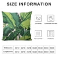 thumbnail image 5 of Nawypu Tropical Palm Leaves Throw Pillow Covers  Summer Green Banana Leaf Pillow Covers Modern Outdoor Tropical Pillowcase Square Cushion Cover for Bedroom Sofa Couch Home Decor, 5 of 5