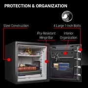 SentrySafe SFW123ES Fire-Resistant and Water-Resistant Safe with Digital Keypad Lock, 1.23 Cu. ft.