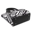 thumbnail image 4 of Single Shoulder Bag Rivet Bag 7.48×7.48×3.94in Removable Shoulder Belt Can Be Held Or Diagonal Across A Variety Of Matching Styles Black Geometric Lines_3, 4 of 6