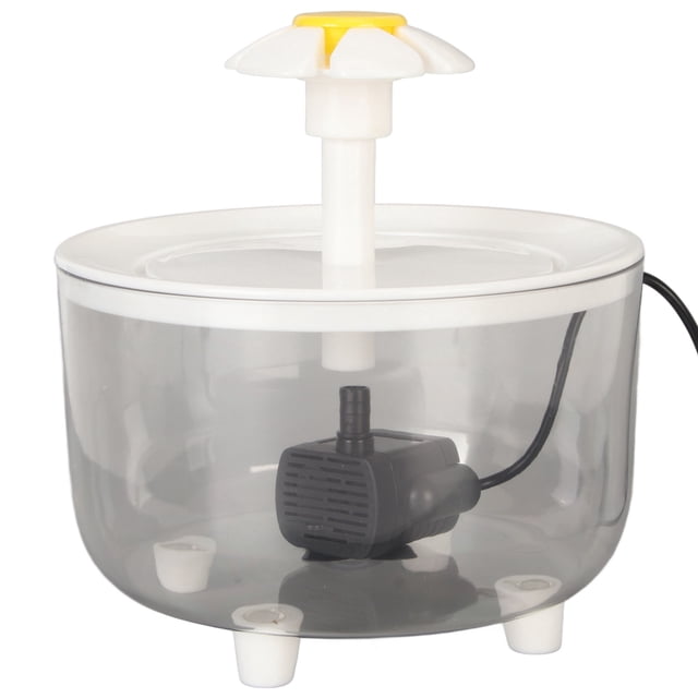 Pet Water Fountain, Cat Water Fountain Transparent Water USB for Kitten