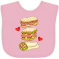 thumbnail image 3 of Inktastic Sandwich Lover Deli Food Boys or Girls Baby Bib, 3 of 4