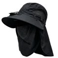 thumbnail image 2 of Unisex Outdoor Solar Fan Fishing Sun Hat with Removable Face Neck Flap, Wide Brim UV Protection Hat, Cooling Ventilated Headwear for Fishing, Hiking, Gardening and Summer Outdoor Activities, 2 of 6