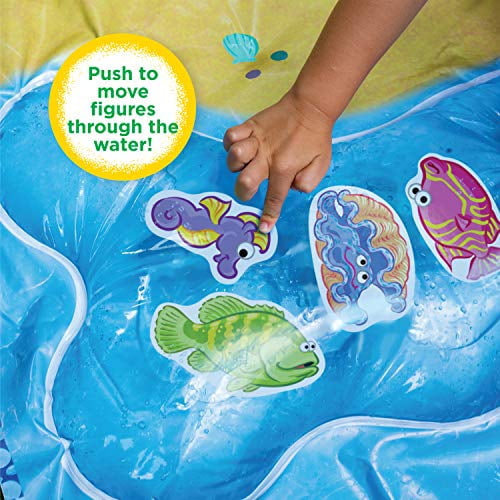 Little Kids Sesame Street Elmo My First Splash Pad for Toddlers with Sensory Activities, Multi