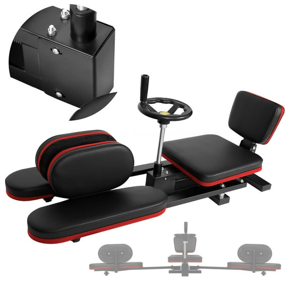 Leg Stretcher Split Machine, Stable & Durable Leg Stretching Training Machine, 330LBS Flexibility Trainer, 210° Adjustment For Home Gym indoor, Red