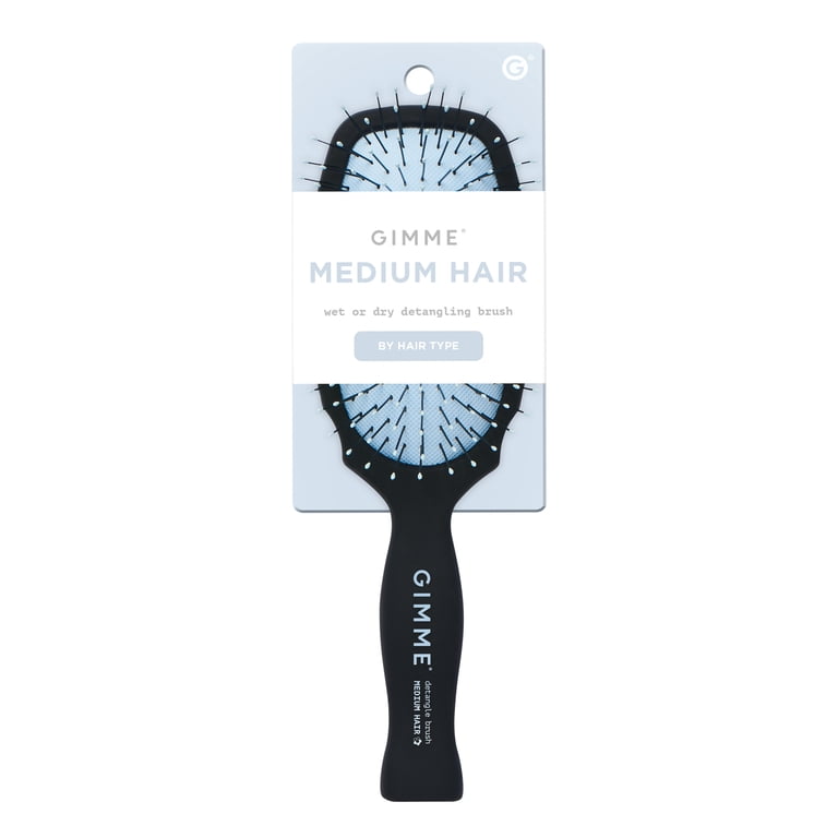 Beauty Detangling Brush, Curved Paddle with Ball-Tipped Bristles photo 1