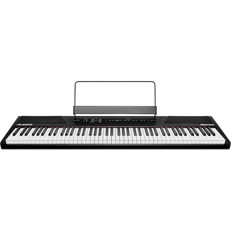 88 Key Ps2 Mini Keyboard - Alesis Recital 88-Key Digital Piano with Semi-Weighted Keys, Black