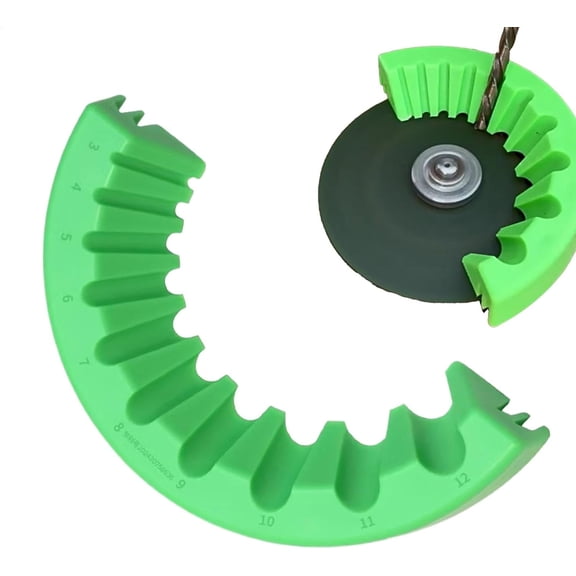 Angle Grinder Drill Bit Sharpener, Precision Grinding Attachment with Multi-Specification Guide, Universal Sharpening Jig for Twist and Carbide Bits