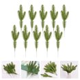 thumbnail image 2 of 20Pcs Artificial Pine Branch 3 Forks Design Plant Picks Christmas DIY Craft Plants, 2 of 8