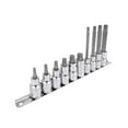 thumbnail image 2 of Genius Tools 10 Piece 1/2" Dr. Triple Square Bit Socket Set - BS-410M, 2 of 6