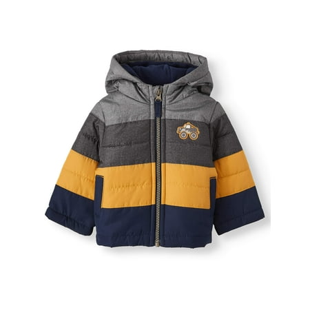 Child of Mine by Carter's Baby Toddler Boy Colorblock Bubble Jacket Winter