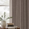 thumbnail image 5 of Jainmy Total Blackout Pinch Pleated Curtain for Livingroom Bedroom,Faux Linen Light Blocking Room Darkening Drapes,2 Panels Set,40''W×84''L,Darkflax, 5 of 11